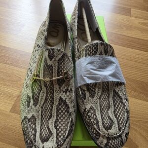 Womens Stylish Sam edelman Snake Print Loafers